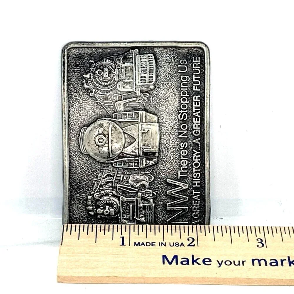 Belt Buckle NW Norfolk & Western Railway Steam Engine‎ Locomotive Century Canada